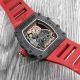 Super Clone Richard Mille RM 21-01 Tourbillon Aerodyne Rose Gold & Carbon TPT Limited Red Rubber Strap watch (6)_th.jpg